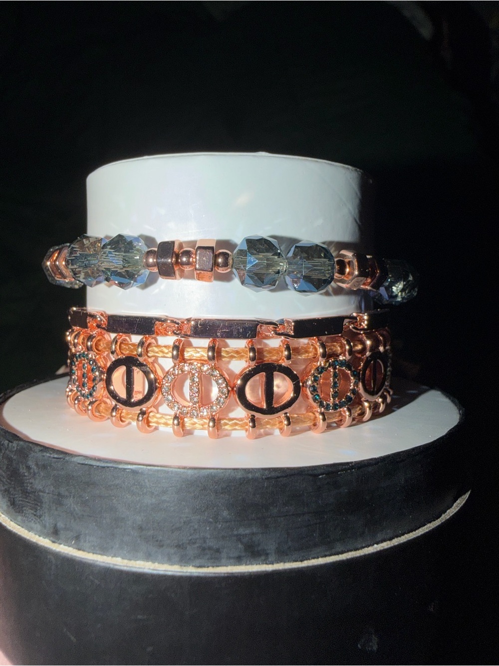 Bomb Party Halloween Stack-Raise The Spirits In Style on Rose Gold No Charm